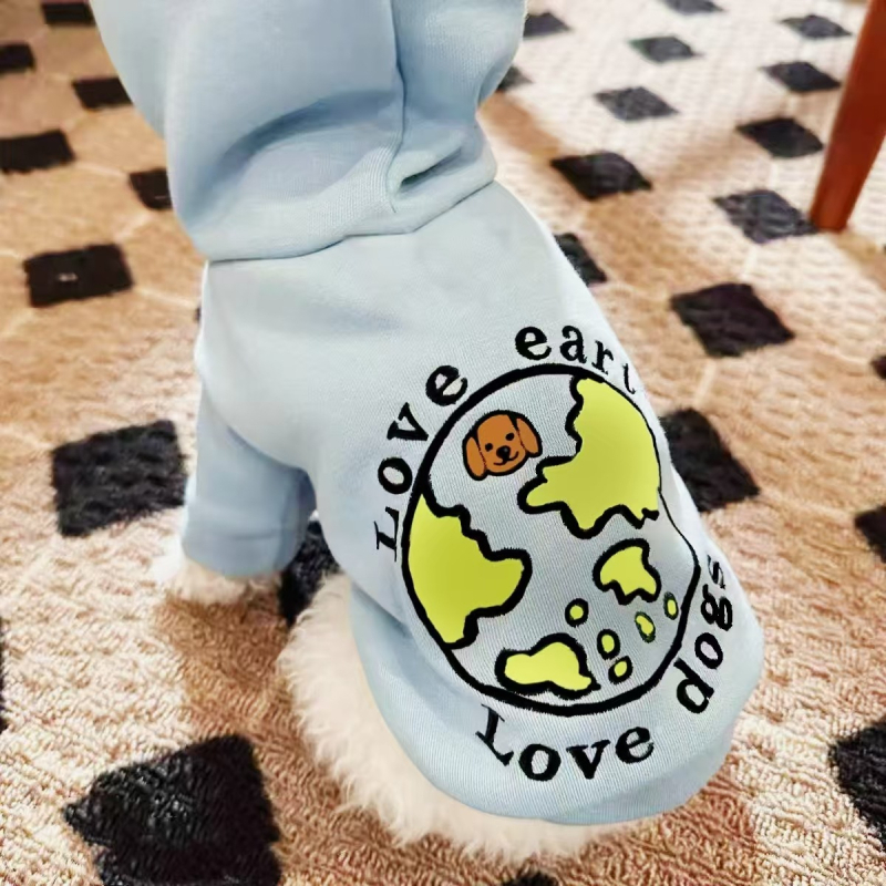 Meow Kapuljački džemper za psa – poliester, ležerni stil