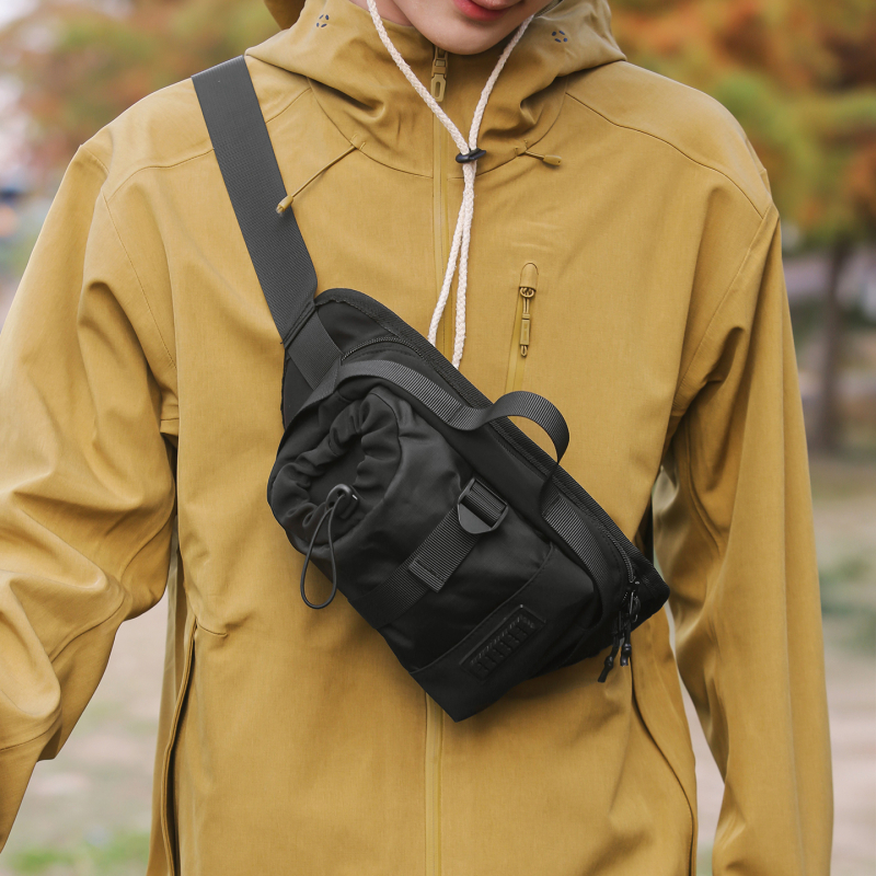 Unisex lagana najlon torbica za pojas za vanjske sportove, crossbody torbica za trčanje