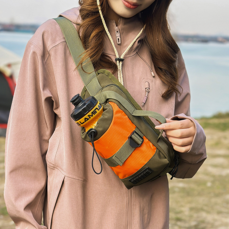 Unisex lagana najlon torbica za pojas za vanjske sportove, crossbody torbica za trčanje
