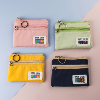 Uniszex vászon érmetárca, városi minimalizmus, ultra könnyű, tavasz 2025