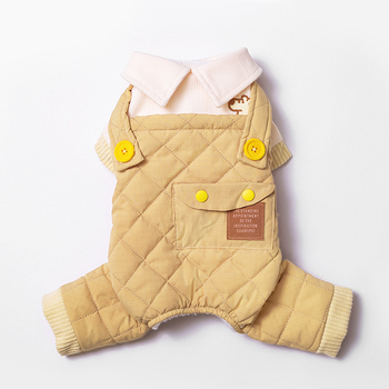 Hoopet Salopetă pentru animale de companie, pisici și cățeluși, toamnă-iarna, călduros casual din poliester