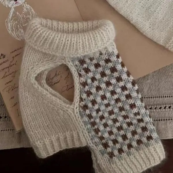 Odeća za kućne ljubimce, jesensko-zimska sezona, poliester-pamuk tkanina, pulover stil, univerzalni kroj