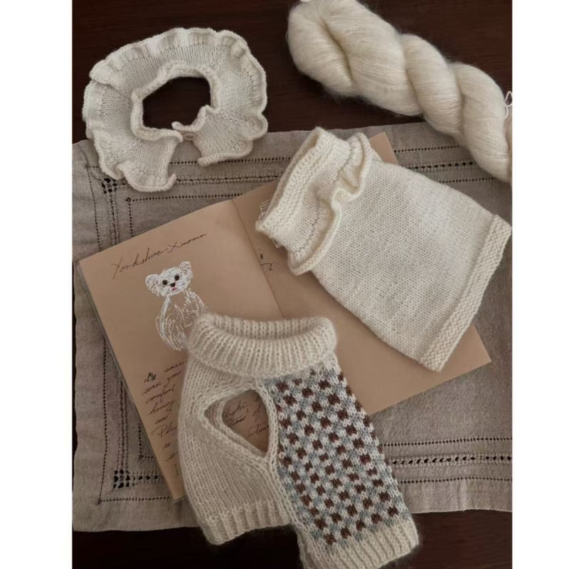 Odeća za kućne ljubimce, jesensko-zimska sezona, poliester-pamuk tkanina, pulover stil, univerzalni kroj