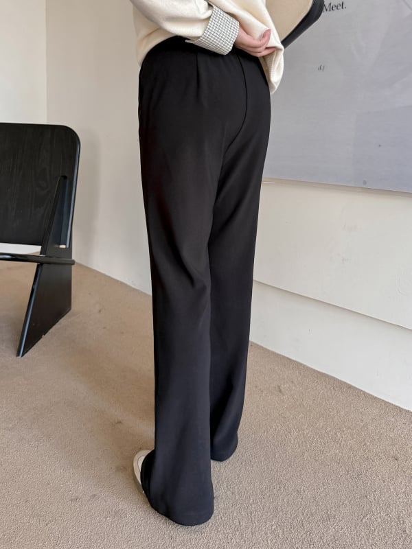 Pluszméretű női magas derekú mikroflare nadrág, rayon, 2025 tél, mikroelaszticitás, vastag anyag