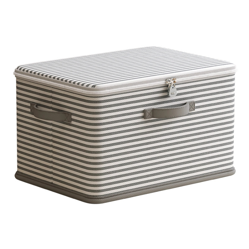 Cutie de depozitare cu lacăt și blocare prin parolă, din material textil, capacitate 5–10 L, pliabilă și portabilă