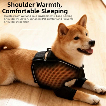 Zaštitna ramenska oklopna oprema za psa: odjeća za prednje udove, poliester, ležeran stil, universalna kompatibilnost, odjeća za kućne ljubimce