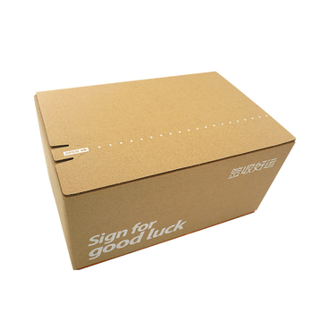 Good Luck sorozat, 3 rétegű, extrém kemény kozmetikai csomagoló doboz kraft papírból, fehér tinta nyomtatással, tépés ragasztó nélkül