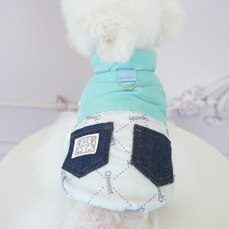 Palton pentru câini – Qsweet, stil leisure, material acrilic, îmbrăcăminte pentru animale de companie