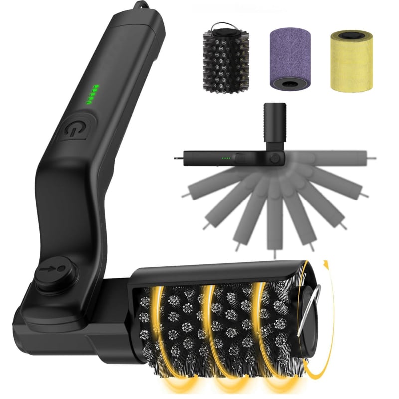 Električna četka za roštilj s glavom od žice, najlon ručka; 18 komada u kutiji; porijeklo: Wenzhou.