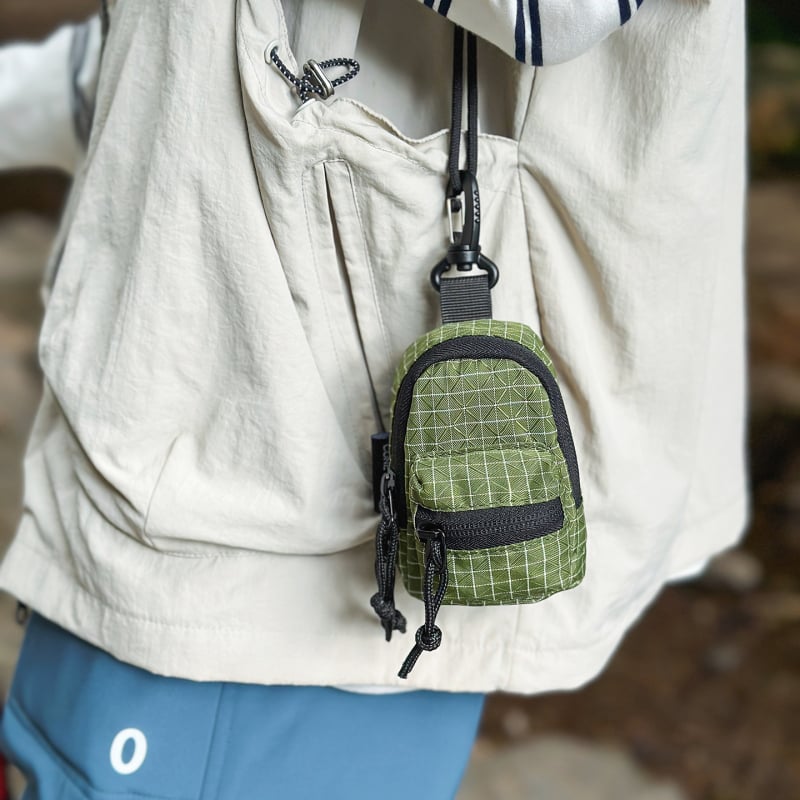 Nylonból készült érmés táska, utcai stílus, Ruiyingzizhi márka, bélés nélkül, kopásálló