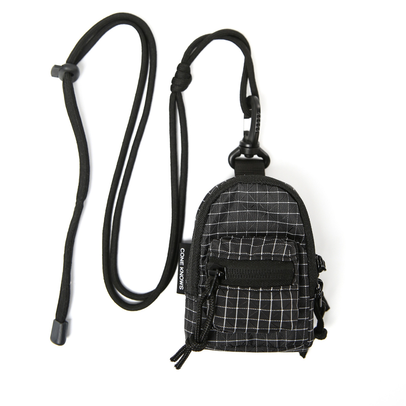 Nylonból készült érmés táska, utcai stílus, Ruiyingzizhi márka, bélés nélkül, kopásálló