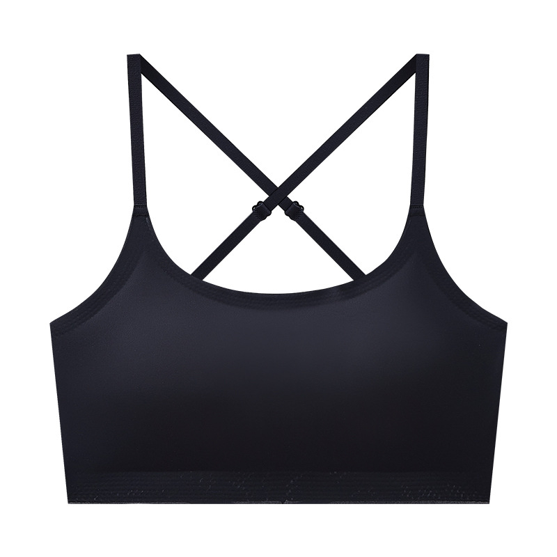 Beznaramenasti tube top s push-up podrškom, bezšivni dizajn, U-oblik leđa, najlon