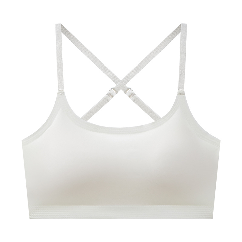 Beznaramenasti tube top s push-up podrškom, bezšivni dizajn, U-oblik leđa, najlon