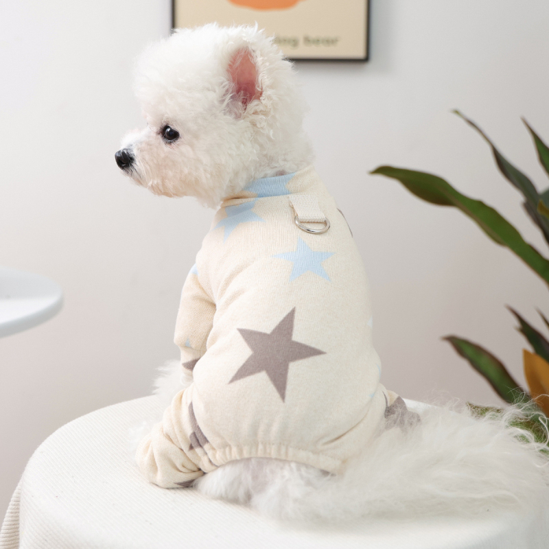 Odeća za kućne ljubimce za male pse i mačke – dizajn zvjezdice, mekano i udobno kućno odijevanje – Poliester, Porijeklo: Šangaj, Brend: Petcircle