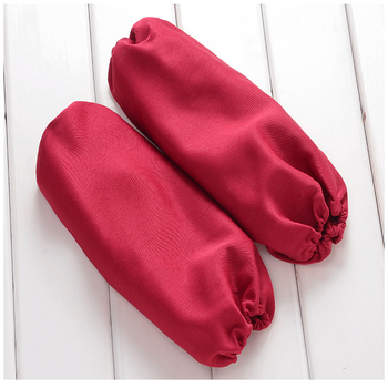 Jednostavne radne rukave za ruke - protiv prljavštine, monohromatski dizajn, satenski završetak, odrasli, proljeće