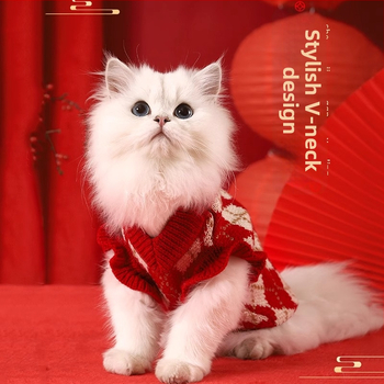 Pulover din lână pentru pisici și câini, stil casual, toamnă-iarnă