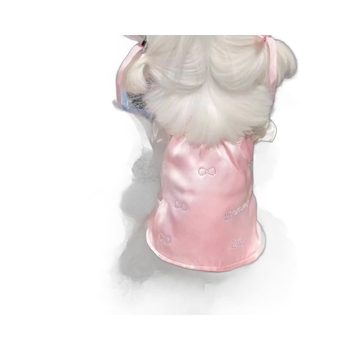 Odjeća za kućne ljubimce – lagani luksuz, prozračna, lagana, s dijamantnim ukrasima; Materijal: platno; Podrijetlo: Jiangsu; Marka: Jiamei Chong; Kategorija: Odjeća za kućne ljubimce; Stil: Slobodno vrijeme