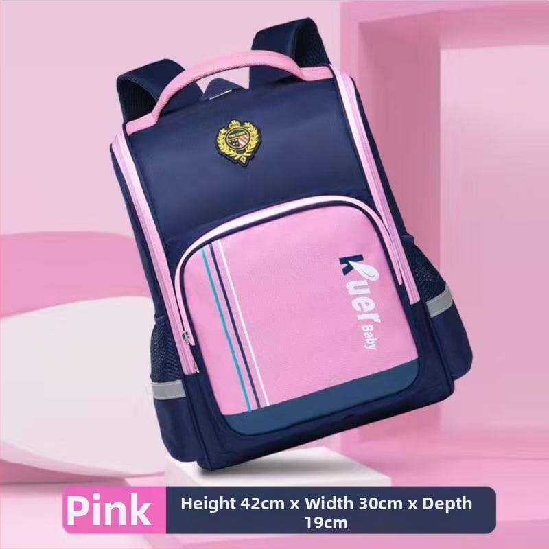 Školska torba za osnovnu školu (izuzetno lagana, zaštita kralježnice za smanjenje opterećenja, velika zapremina, vodootporna, zakrivljeni naramenice)