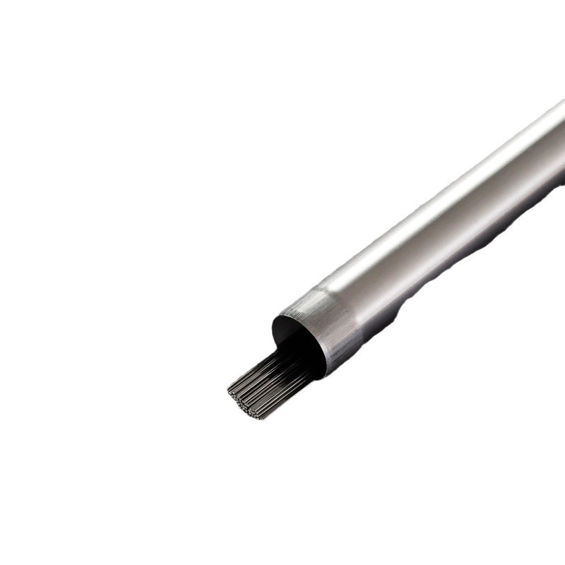 Ανοξείδωτο χάλυβα χωρίς μαγνήτη για εξωτερικό μπάρμπεκιου — σωληνάκι για σουβλάκι με θήκη αποθήκευσης, συσκευασία 200 τεμάχια