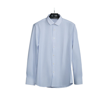 Egyedi Slim-fit ing férfiak és nők számára, pamutkeverék, lélegző, vasalásmentes, hosszú ujjú, reveres gallér, OEM