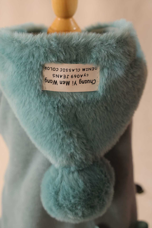 Jimmy Doll odjeća za kućne ljubimce, zimska odjeća od velura za pse