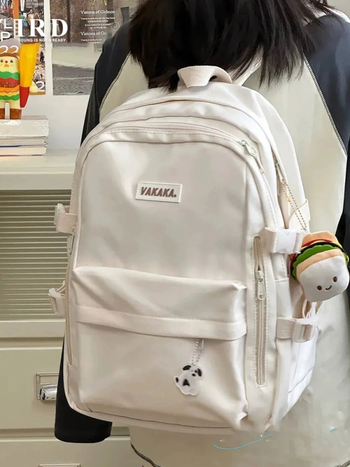 Školski ruksak, kapacitet ispod 20 L, poliester, gradski minimalistički stil, pogodan za 10-inčni laptop
