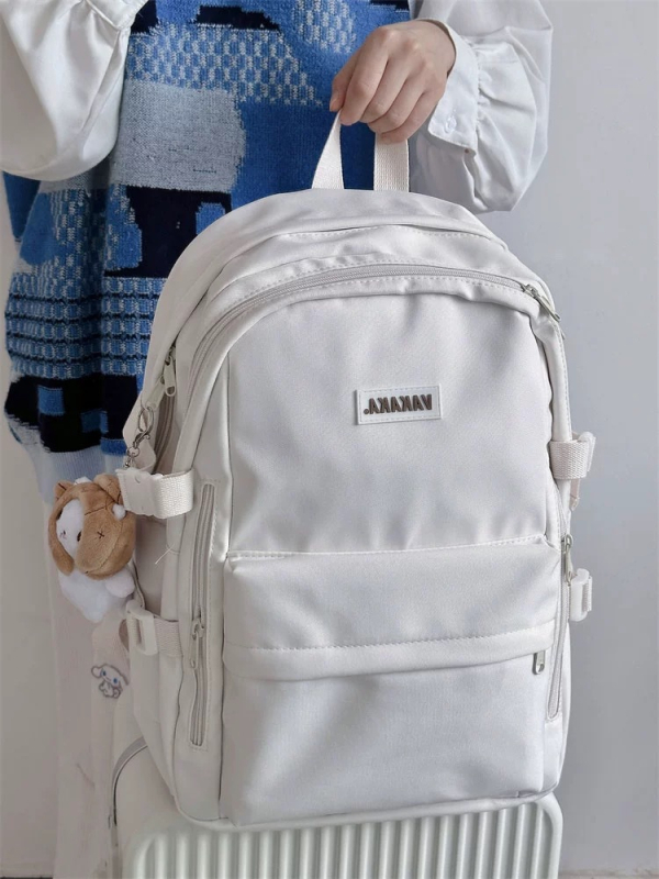 Školski ruksak, kapacitet ispod 20 L, poliester, gradski minimalistički stil, pogodan za 10-inčni laptop