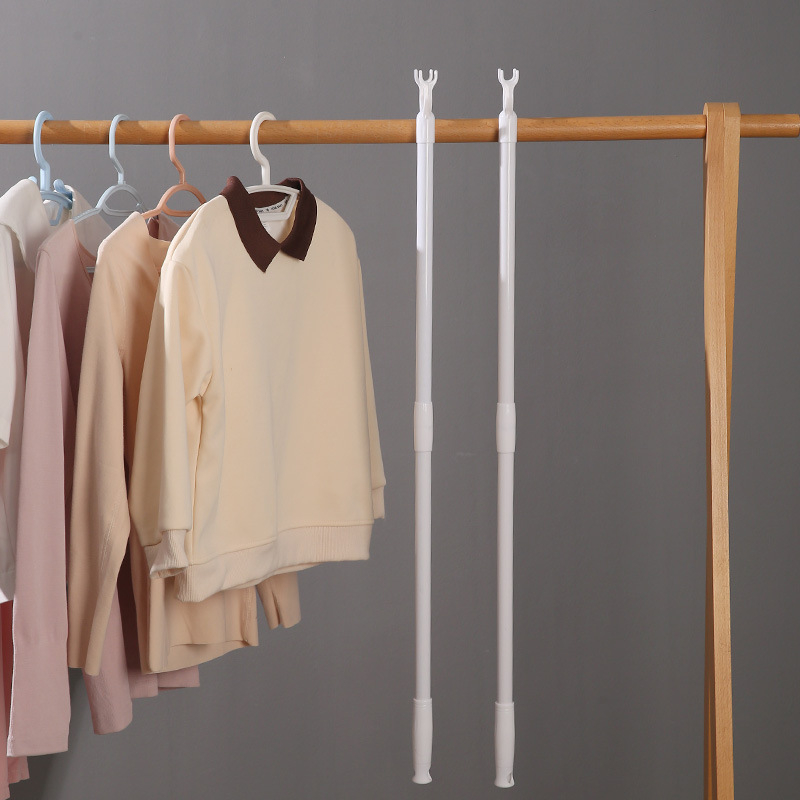 Bară de uscat haine din plastic pentru balcon, portabilă, cu design interconectat (lansată în 2013)