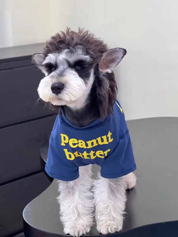 Суитшърт за кучета, дишащ полиестер, свободен стил, дрехи за домашни любимци, за всички сезони