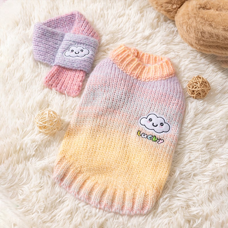 Sour Bear akrilni pulover za pse – casual unisex odjeća za pse, model 2510SXMJ0634-SX, za Corgi i Francuskog buldoga