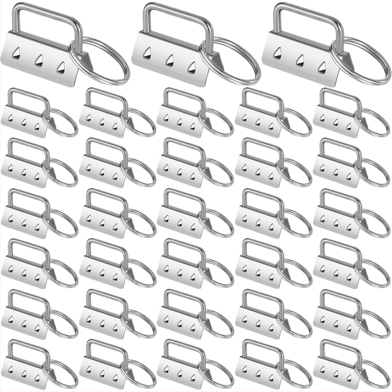 Železný koncový klip s kľúčenkou — Sada kovových spon na tašky, webbing a zápästie (Značka: Clean and Safe)