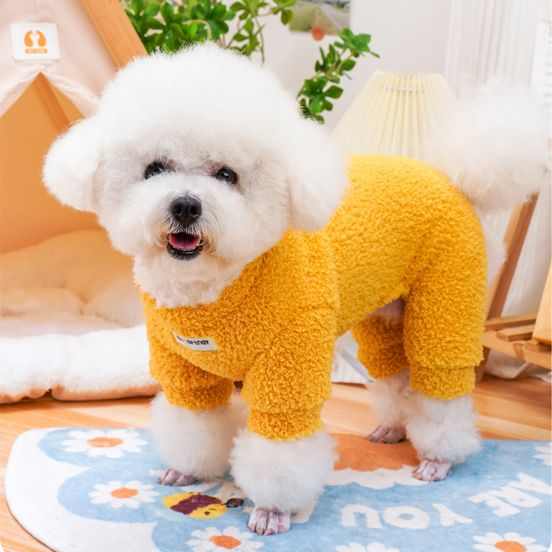Odjeća za psa sa četiri noge – Materijal: Shaker Grain Terry, Zima, Moderno minimalistički stil, Marka: Dream Woof Dream Meow