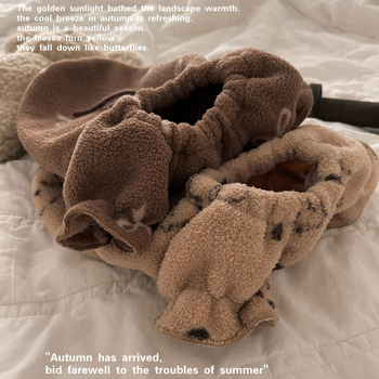 Odjeća za kućne ljubimce za pse i mačke, jesen–zima dvostrano fleece topla kućna odjeća, korejsko-japanski stil, Teddy Bichon pidžama