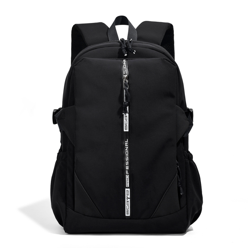 Unisex ruksak od najlona, velikog kapaciteta, vodootporan i otporan na habanje, podstava od poliestera, zakrivljene naramenice, kampus stil