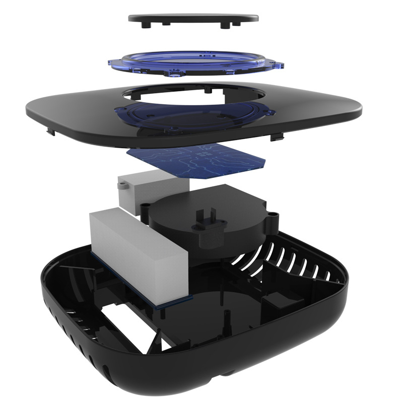 Автомобилен и настолен въздухоочистител, модел XJ-004, ABS корпус, марка Xing Jue, подходящ за до 20 м²