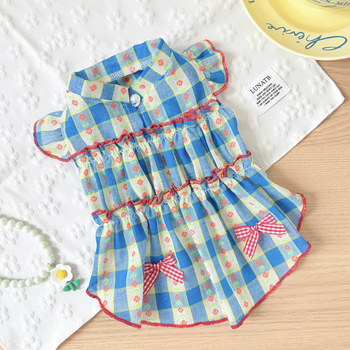 Pamučna haljina za kućne ljubimce, princes stil, unisex, za pse i mačke