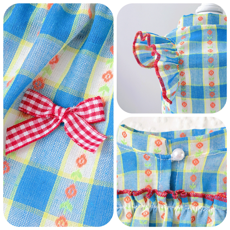 Pamučna haljina za kućne ljubimce, princes stil, unisex, za pse i mačke
