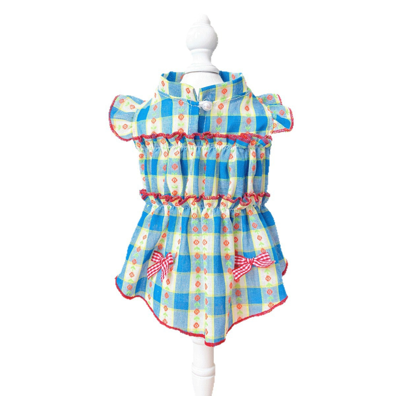 Pamučna haljina za kućne ljubimce, princes stil, unisex, za pse i mačke
