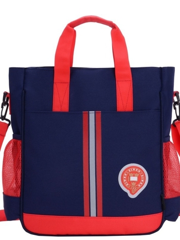 Torba za dopunske časove učenika osnovne škole – velik kapacitet, lagana, Oxford platno, otporna na habanje s proširenjem, svestrano nošenje preko ramena ili u ruci