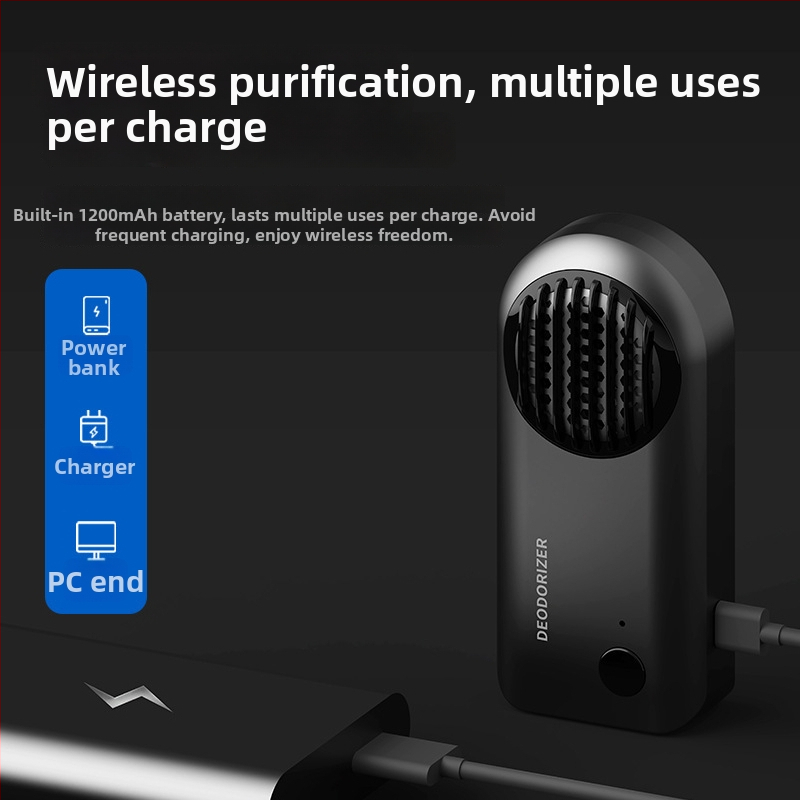USB automobilni pročišćivač zraka s ozonom, snaga 1W, napon 5V, domet do 10 m², težina 0,5 kg