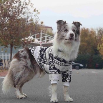 Odjeća za velike pse, jesensko-zimska topla jakna, universalni kroj, materijal: sweatshirt tkanina