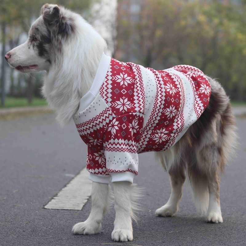 Odjeća za velike pse, jesensko-zimska topla jakna, universalni kroj, materijal: sweatshirt tkanina