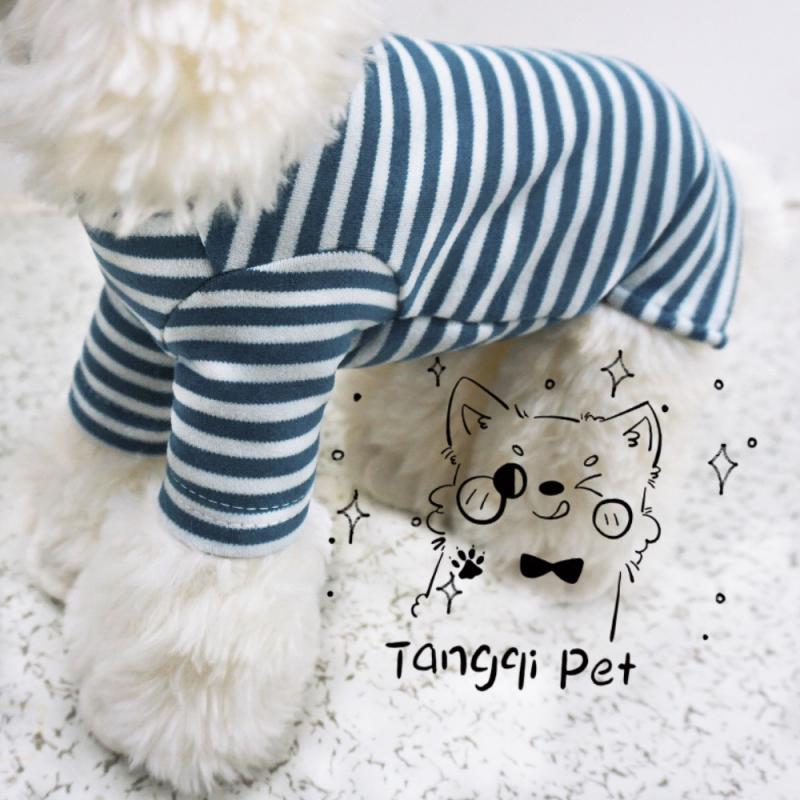 Jesen-zimska velur baza za kućne ljubimce, prugasti sloj Teddy i Bichon, psi i mačke