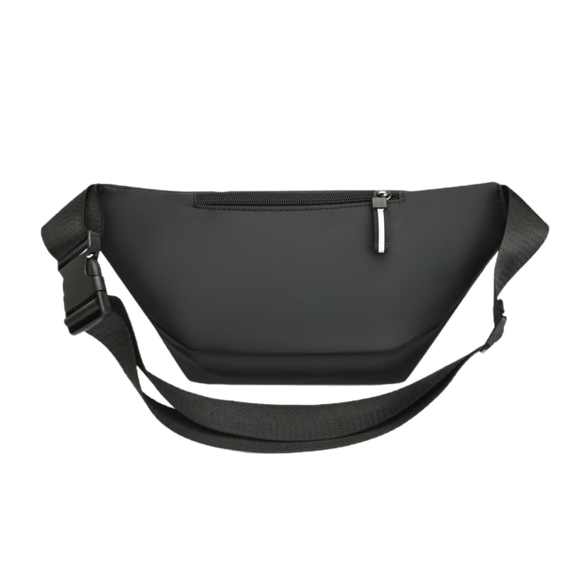 Muška pojasna torba, vodootporna PVC, retro stil, geometrijski uzorak, podstava od najlona