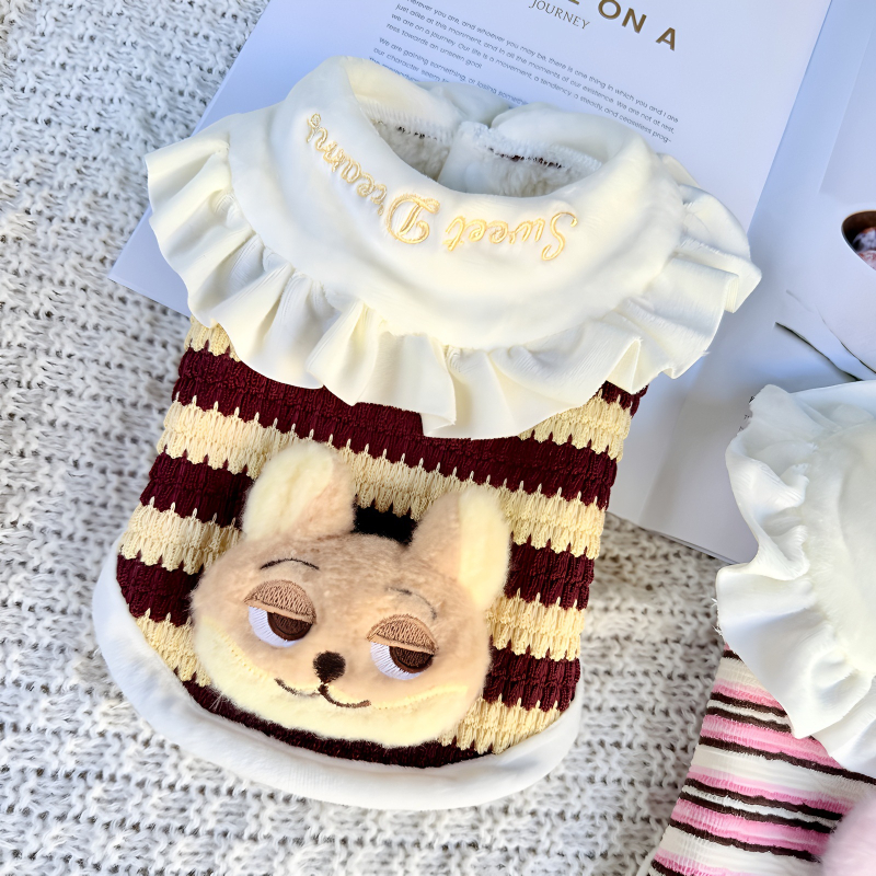 Nova jesensko-zimska odjeća za kućne ljubimce, za pse i mačke, inspirirano Teddyjem i Bichonom, s privlačnim dizajnom lisice i zeca