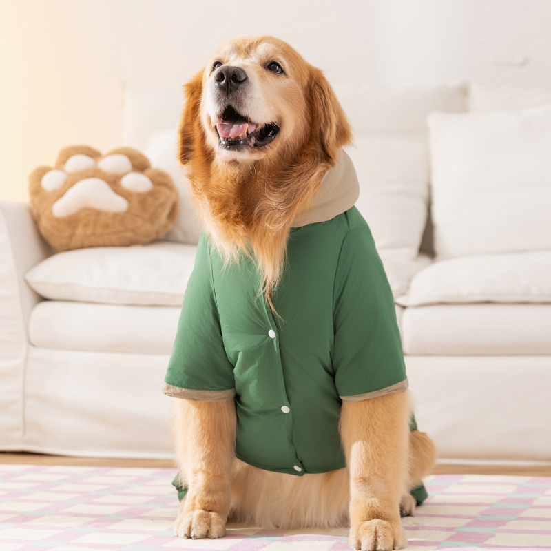 Kaput za pse s kapuljom od šivenog materijala, odjeća za kućne ljubimce, univerzalni stil, marka Hippie dog