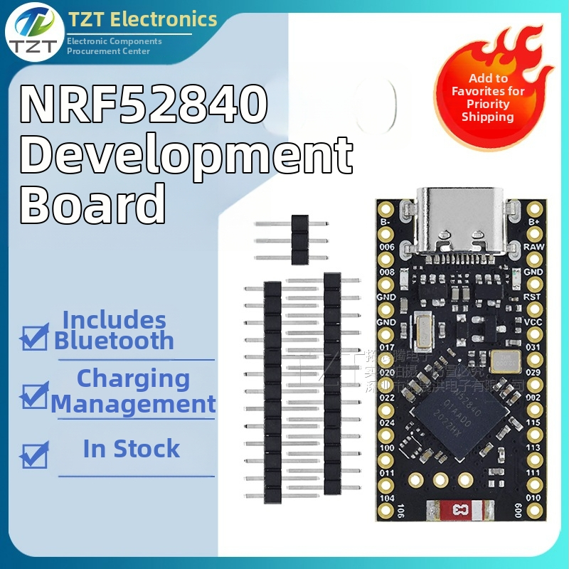 Promicro NRF52840 vývojová doska Bluetooth Mesh 2,4 GHz protokol, NRF52840 čip, bezdrôtový Bluetooth modul
