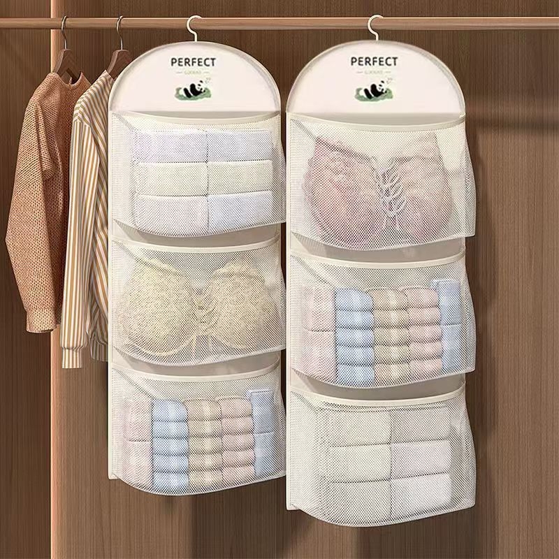 Vješena torba za pohranu – kubičnog oblika, netkani materijal, višestruka upotreba, moderni minimalistički stil, pogodna za spavaću sobu