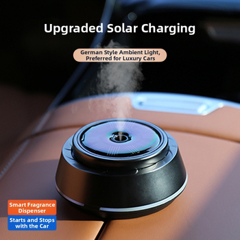 Solarnom energijom napajani automobilni pročišćivač zraka i difuzor aromaterapije s raspršivanjem i negativnim ionima