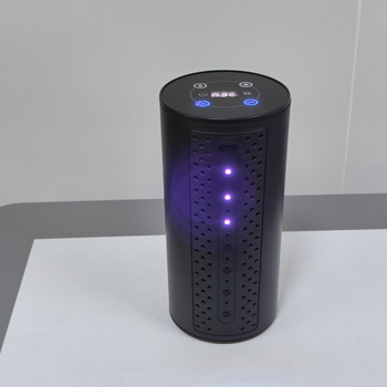 Καθαριστής αέρα με αρνητικά ιόντα, UV και όζον; απομάκρυνση οσμών, φορμαλδεΰδης και απολύμανση (Θόρυβος ≤36 dB; Ροή αέρα 50 m³/ώρα; Κάλυψη 21–30㎡; Τροφοδοσία: μπαταρία λιθίου; Επιτραπέζια μορφή)